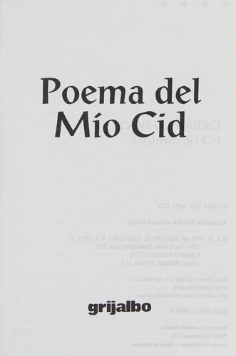 Poema del Mío Cid