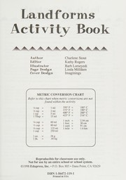 Landforms activity book