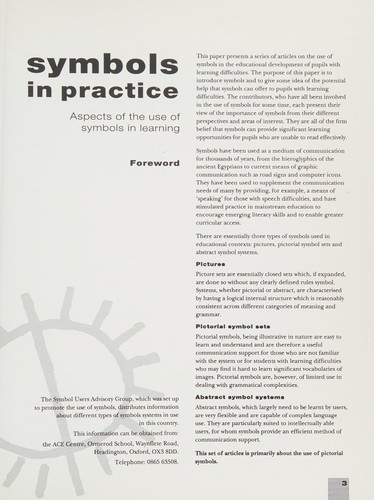 Symbols in practice