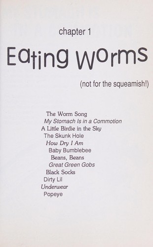 The Worm song and other tasty tunes