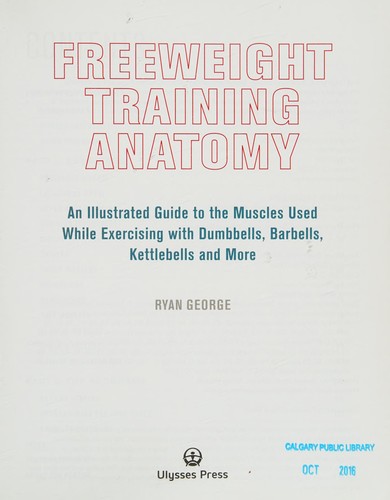 Freeweight training anatomy