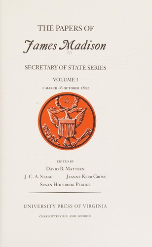 The papers of James Madison