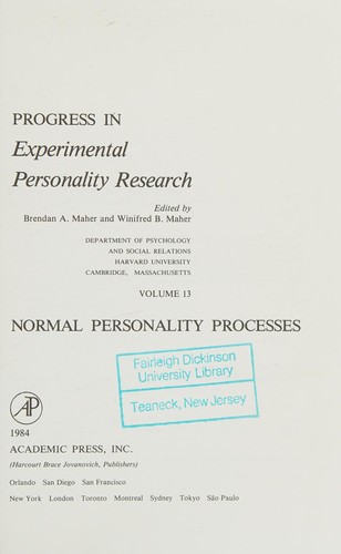 Normal personality processes