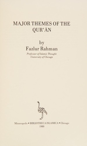 Major Themes of the Qur'ān
