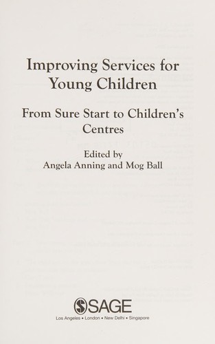 Improving services for young children