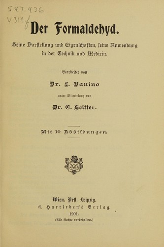 Der Formaldehyd