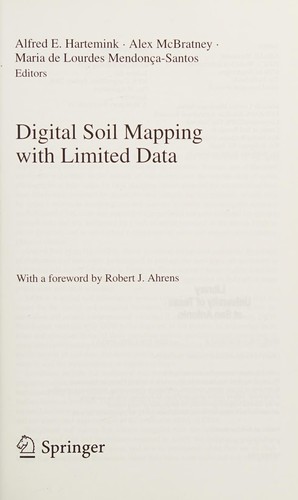 Digital soil mapping with limited data