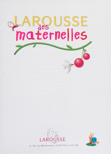 Larousse des maternelles