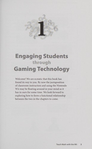 Teach math with the Wii