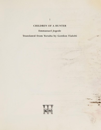 Children of a hunter