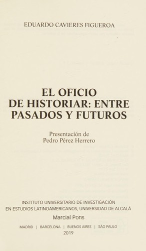 El oficio de historiar