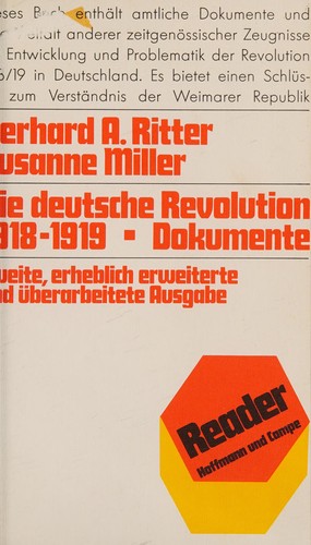 Died eutsche Revolution 1918-1919 (i.e. neunzehnhundertachtzehn bis neunzehnhundertneunzehn)