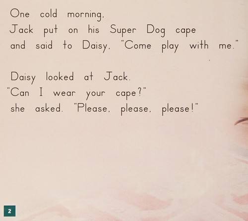 A cape for Daisy