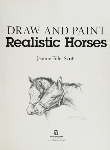 Draw and paint realistic horses