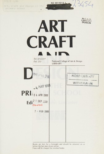 Art, craft and design in the primary school