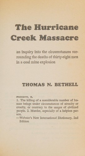 The Hurricane Creek massacre