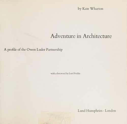 Adventure in architecture