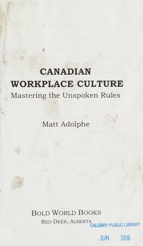 Canadian workplace culture