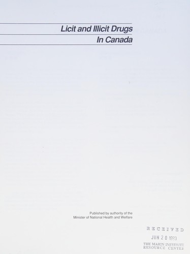 Licit and illicit  drugs in Canada