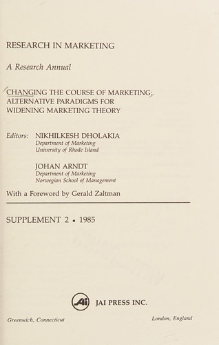 Changing the course of marketing
