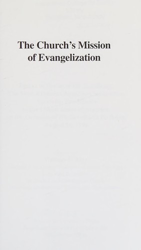 Church's Mission of Evangelization