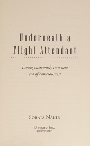 Underneath a flight attendant