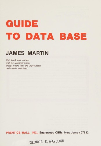 An end-user's guide to data base