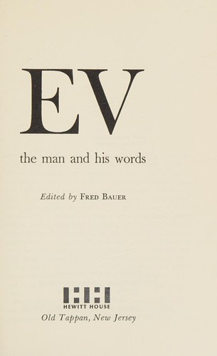 Ev: the man and his words