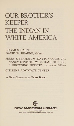 Our brother's keeper: the Indian in white America