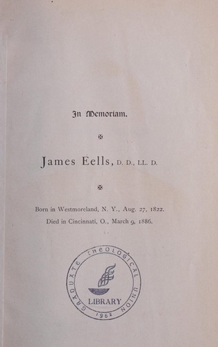 In memoriam. James Eells, D.D., LL.D.