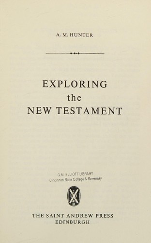 Exploring the New Testament