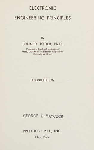 Electronic engineering principles