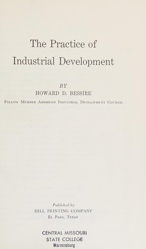 The practice of industrial development