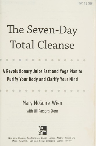 The seven-day total cleanse
