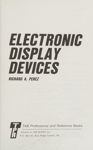 Electronic display devices