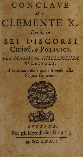 Conclave di Clemente X