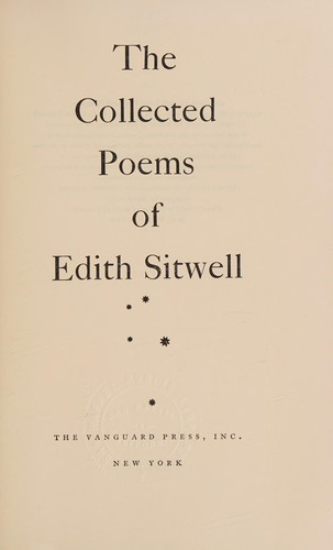 The collected poems of Edith Sitwell