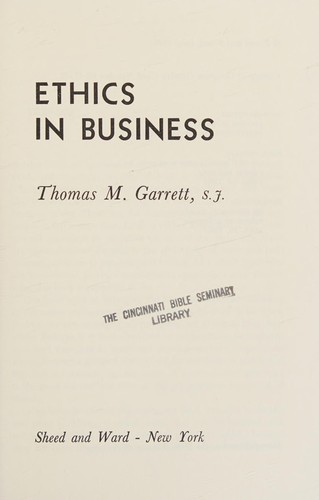Ethics in business