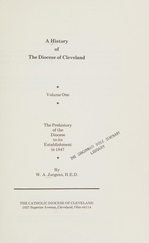 A history of the Diocese of Cleveland