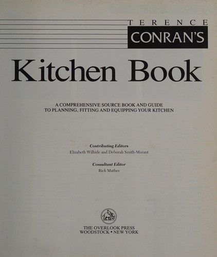 Terence Conran's kitchen book