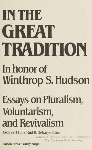 In the great tradition