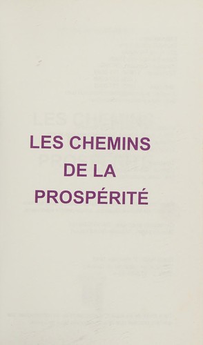 Les chemins de la prospérité