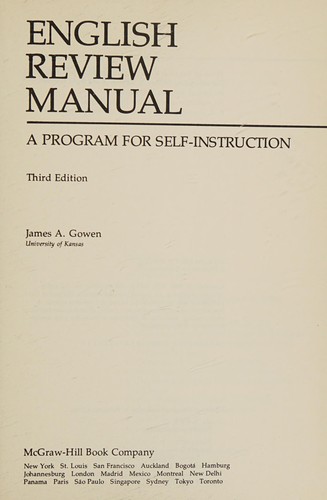 English review manual