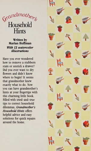 Grandmother's household hints