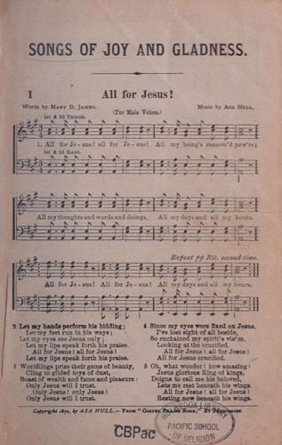 Songs of joy and gladness