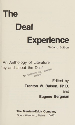The Deaf experience