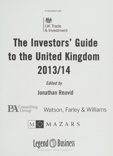 Investors' Guide to the United Kingdom 2013/14