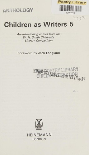 Children as writers