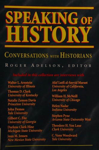 Speaking of History