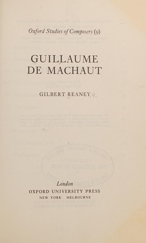 Guillaume de Machaut